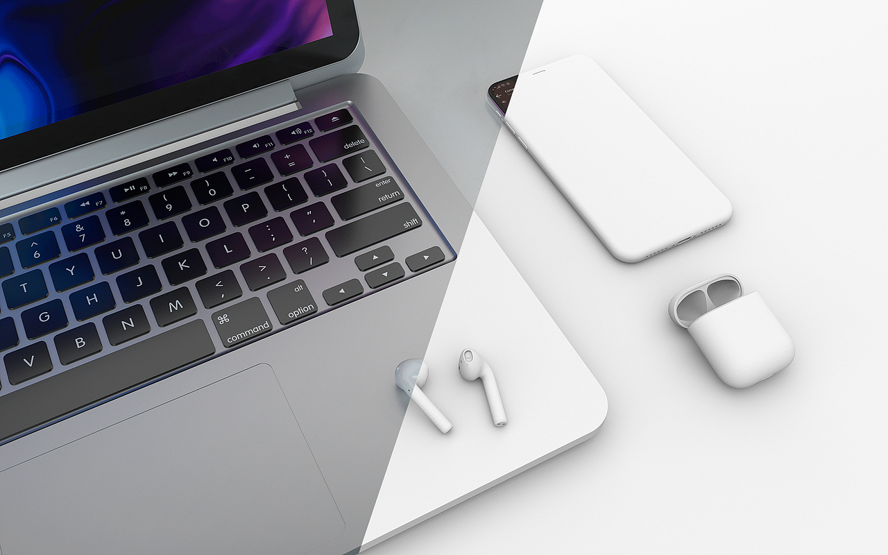 Apple 电子产品渲染