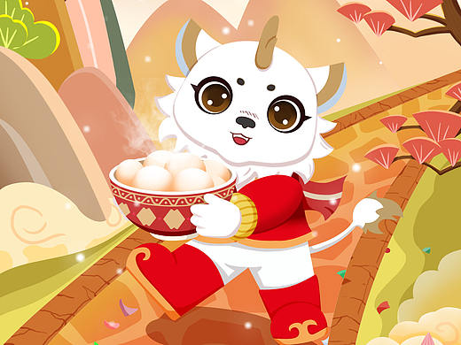 元宵节海报（个人主页-ZNTg5NDQ0NzY=） - 商业插画 - 站酷设计师关北工作室原创素材 - 站酷ZCOOL