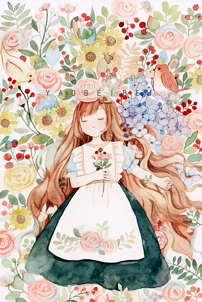 满满都是少女心（图ZODg2MTQ1NTI=） - 商业插画 - 站酷设计师瑶背背原创素材 - 站酷ZCOOL