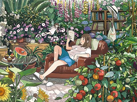 理想的家-京东合作插画