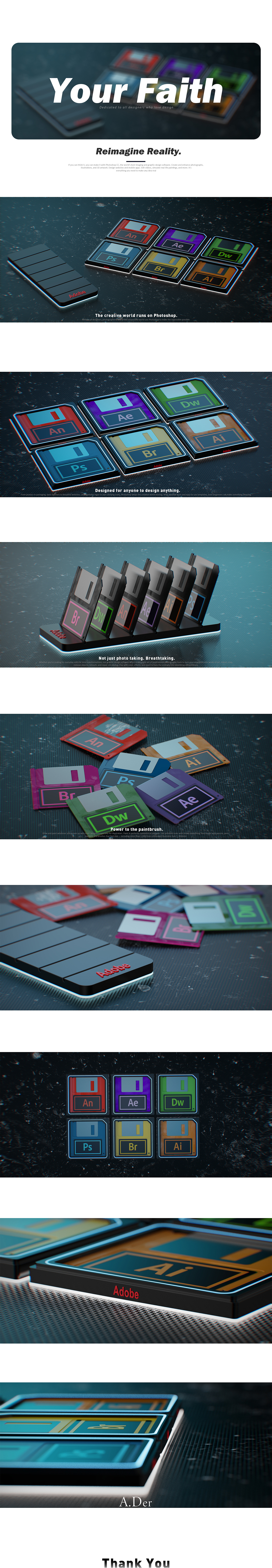设计师的信仰（Adobe）（图ZMTMzODY4OTk2） - 其他三维 - 站酷设计师喂siri原创素材 - 站酷ZCOOL