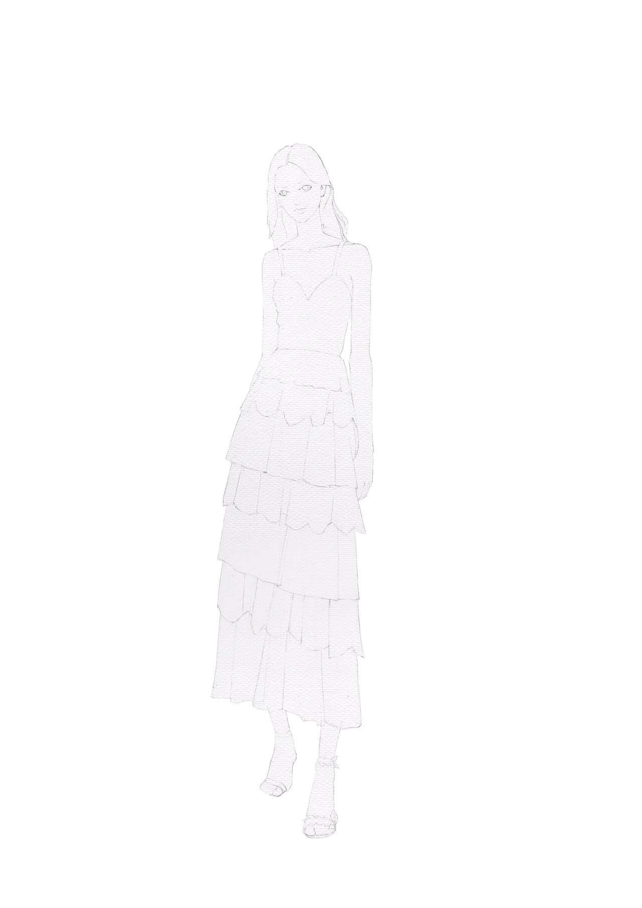 蕾丝与薄纱面料的步骤图