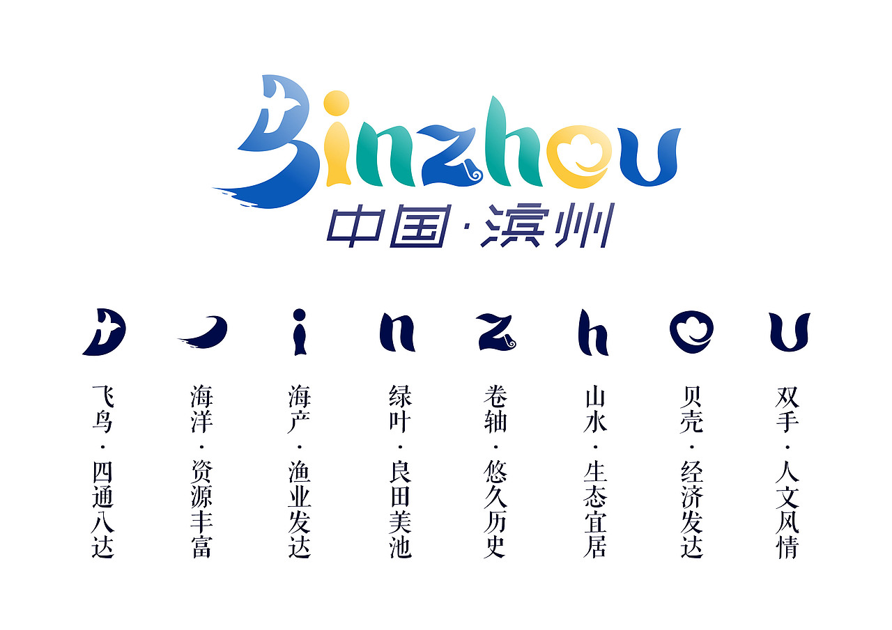滨州市城市形象标识 参赛作品