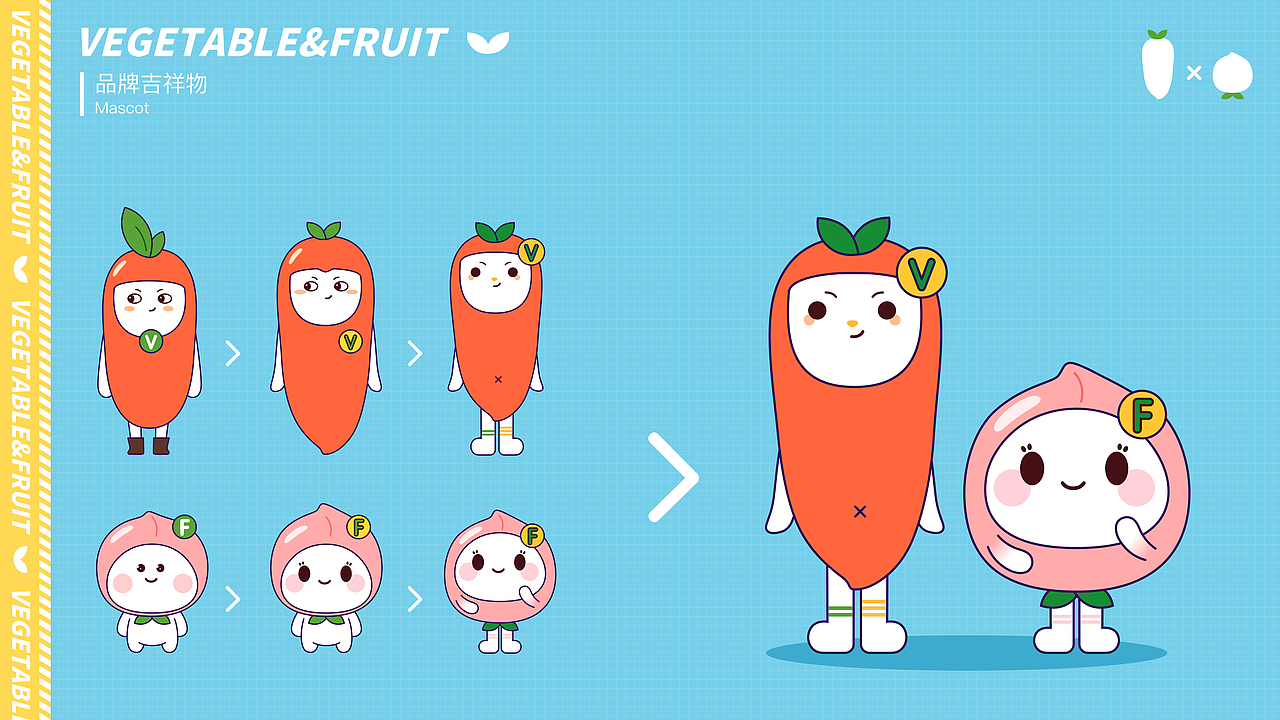 贝因美果乐多品牌设计/IP吉祥物设计