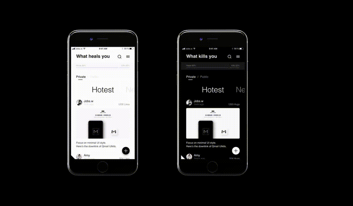 Mooood App Design（图ZODg1OTA1OTY=） - APP界面 - 站酷设计师王涵洋原创素材 - 站酷ZCOOL