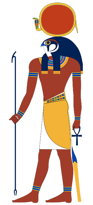 埃及太阳神拉简笔画图片