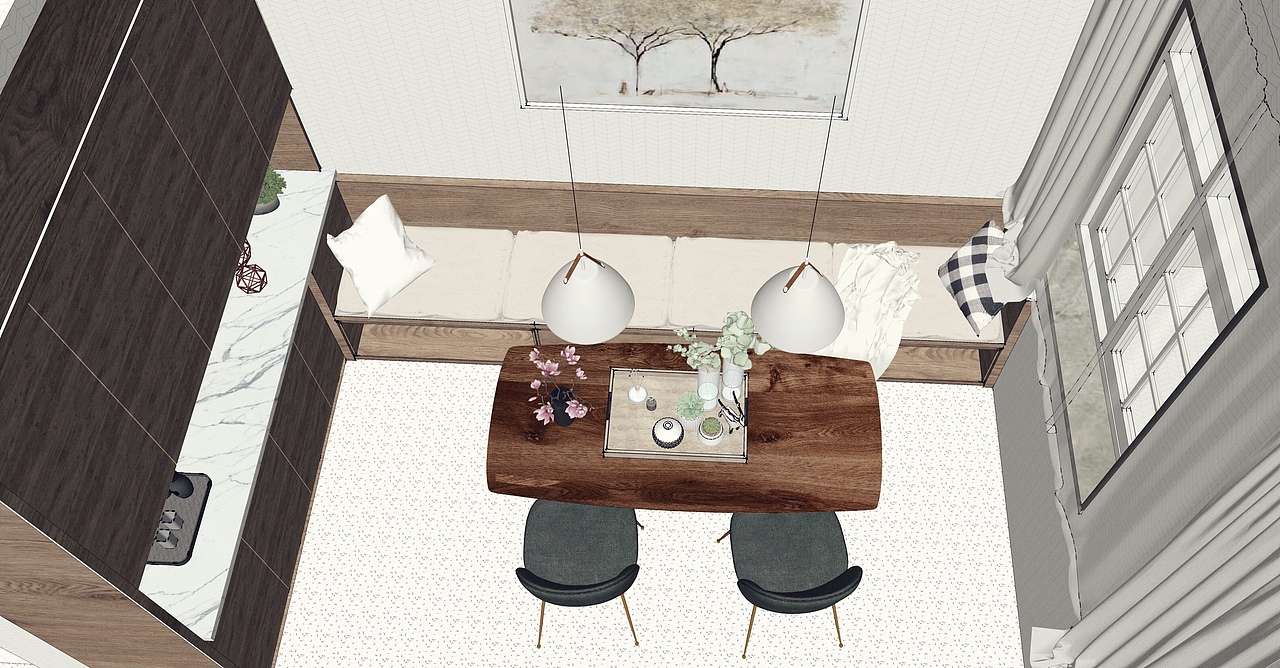 南京《光线》民宿门厅草图（图ZMTE4NTA5ODEy） - 家装设计 - 站酷设计师魏海潮原创素材 - 站酷ZCOOL