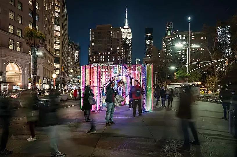 潮流基地-多孔打卡装置艺术墙-幻彩座椅（图ZMjExMjA4Mzc2） - 景观设计 - 站酷设计师悟兴视界原创素材 - 站酷ZCOOL