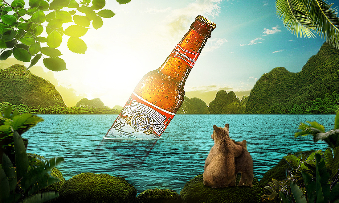 百威啤酒海报（图ZMjY5MzQwNzA0） - 海报 - 站酷设计师冰心柚子呀Juy原创素材 - 站酷ZCOOL