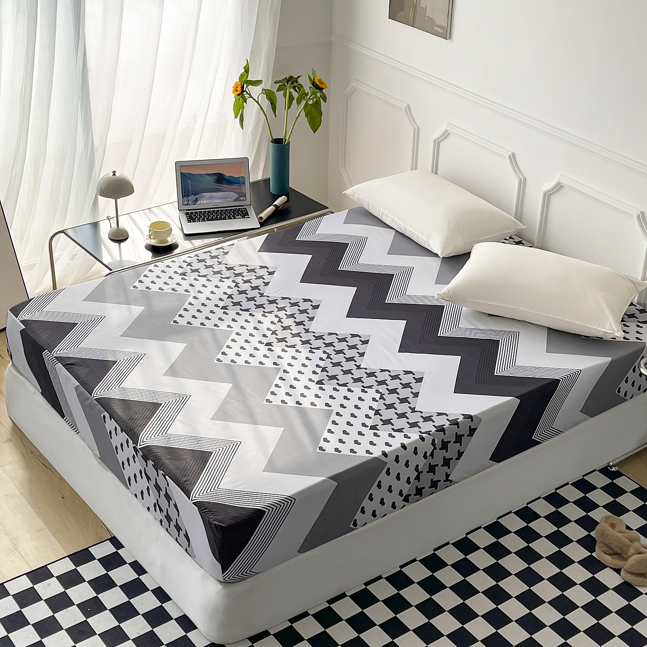 欢喜视觉 家纺摄影 床笠拍摄