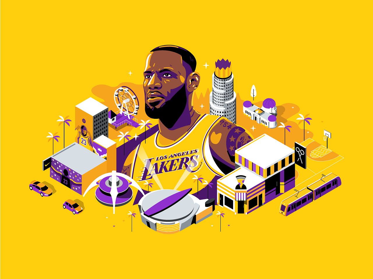 目前在役的最伟大的篮球运动员之一 勒布朗詹姆斯