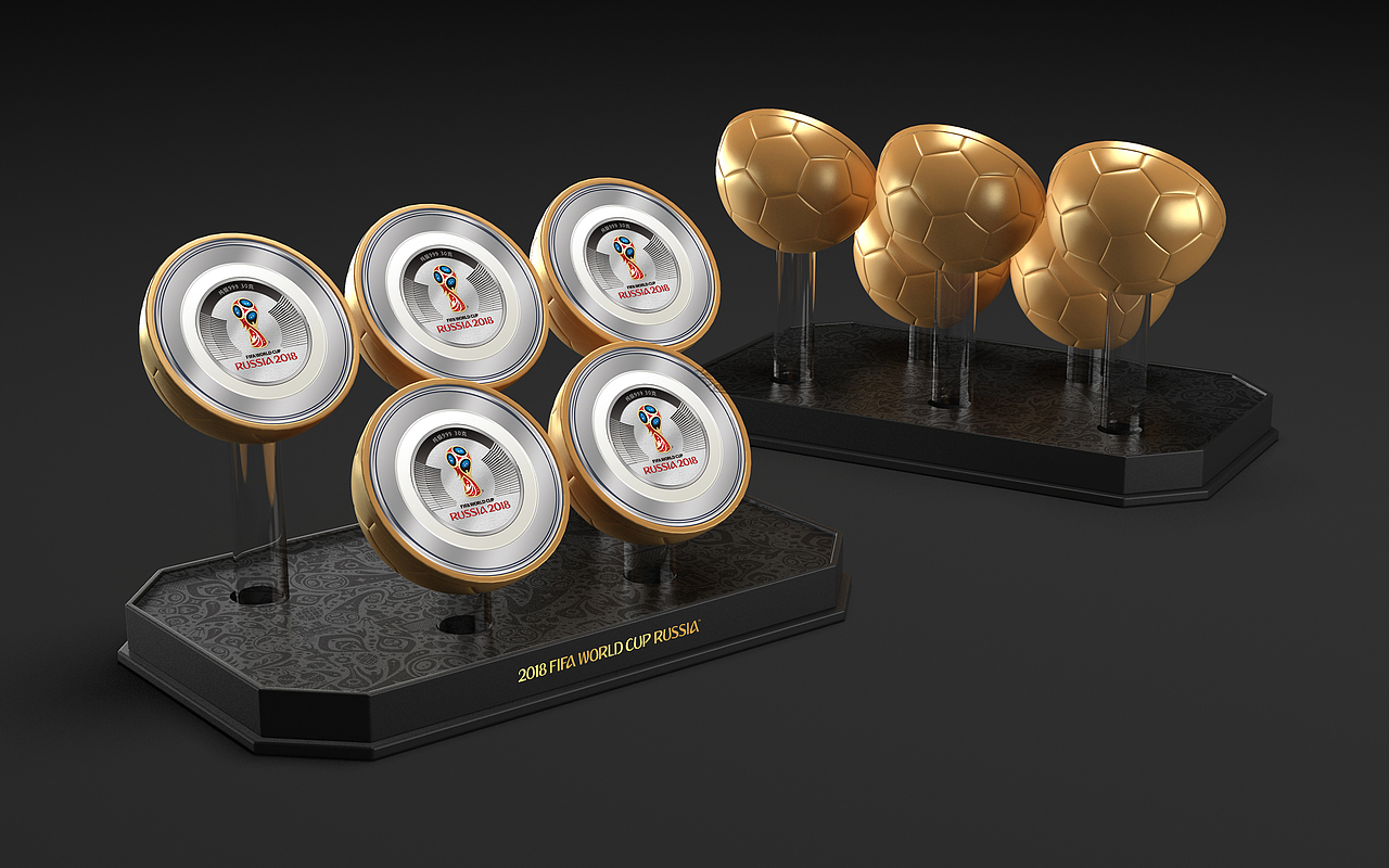 世界杯 纪念币 礼盒包装 贵金属 