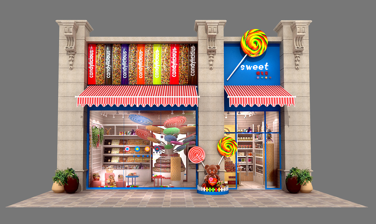 老早之前做的橱窗设计