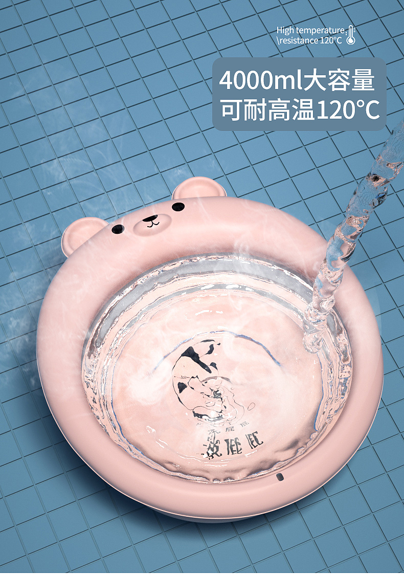 母婴儿可折叠洗脸盆首页详情页主图赏析（图ZMjM0MTA2NDU2） - 产品 - 站酷设计师爷猫原创素材 - 站酷ZCOOL