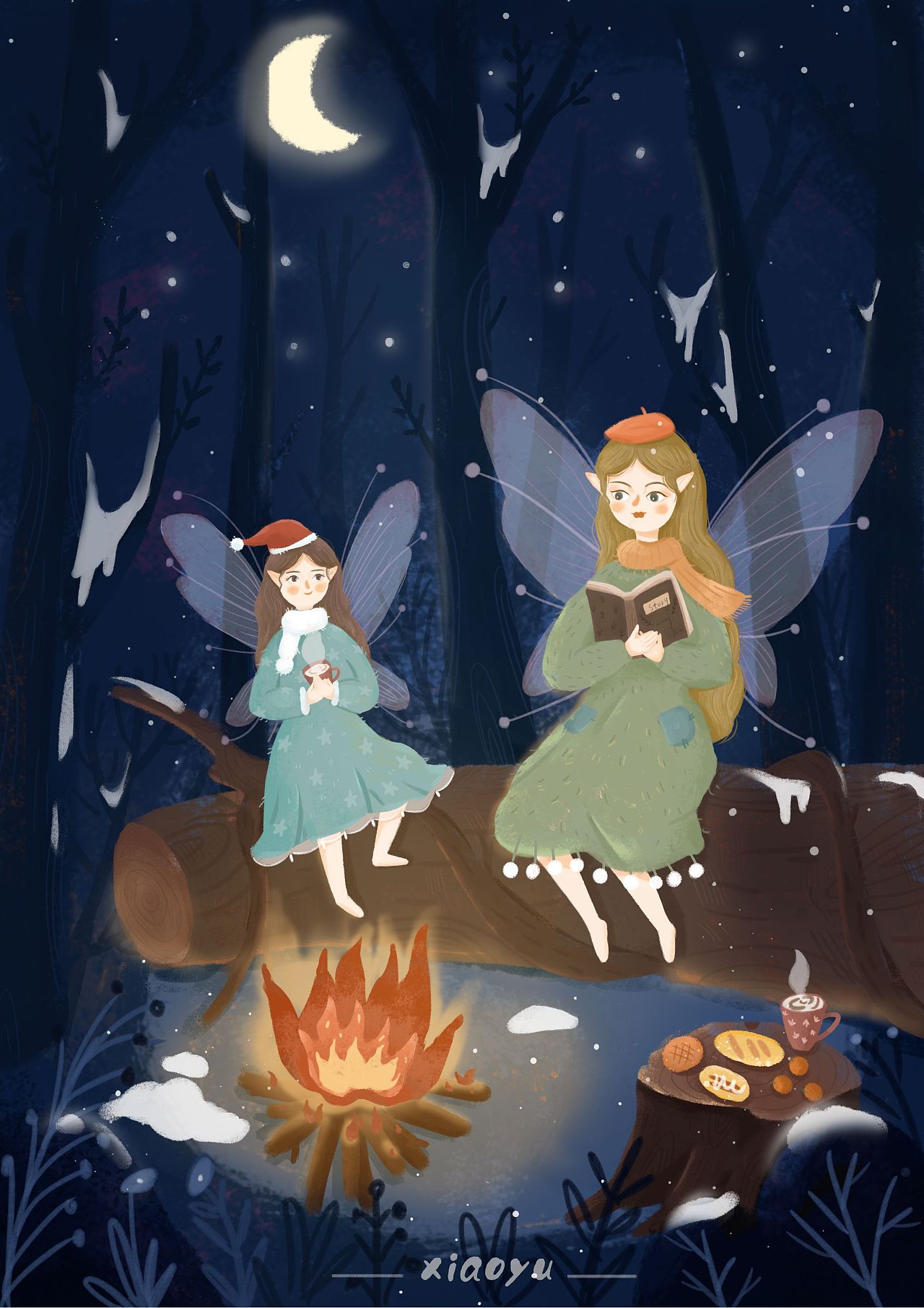 小精灵系列插画