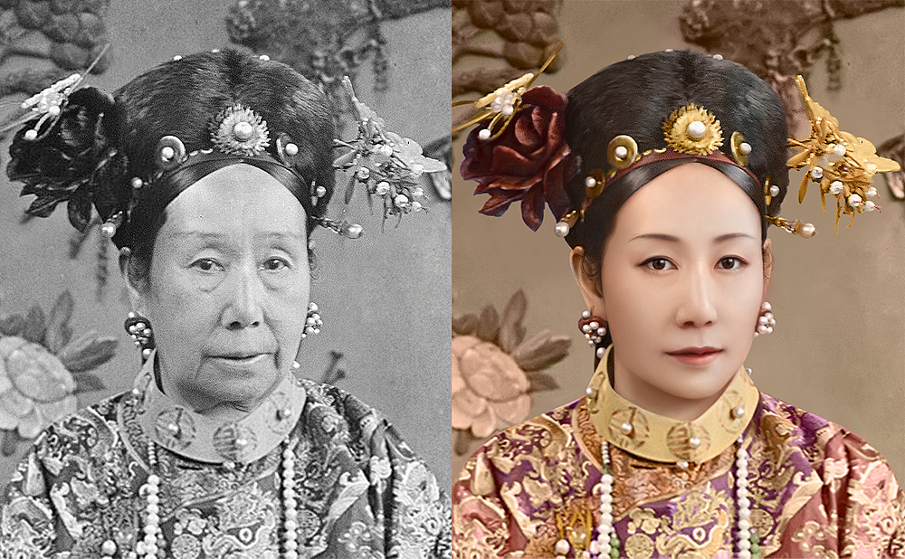 尝试绘制慈禧年轻容貌，是否像你心中所想？