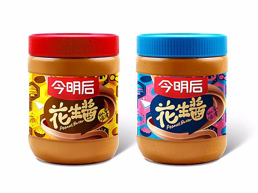 今明后沙拉酱包装设计、花生酱包装设计提案