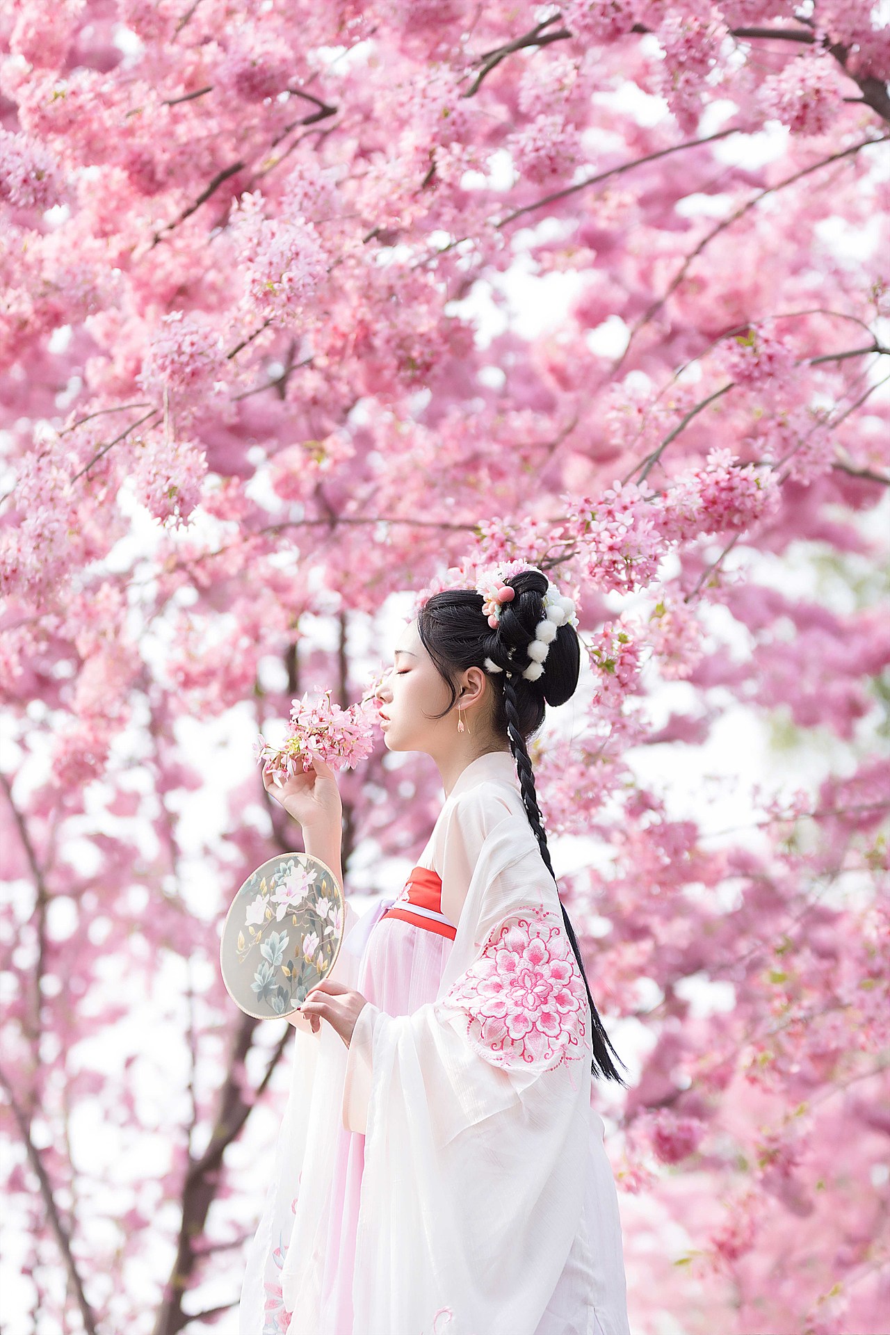 桃花依旧笑春风古风汉服系列作品