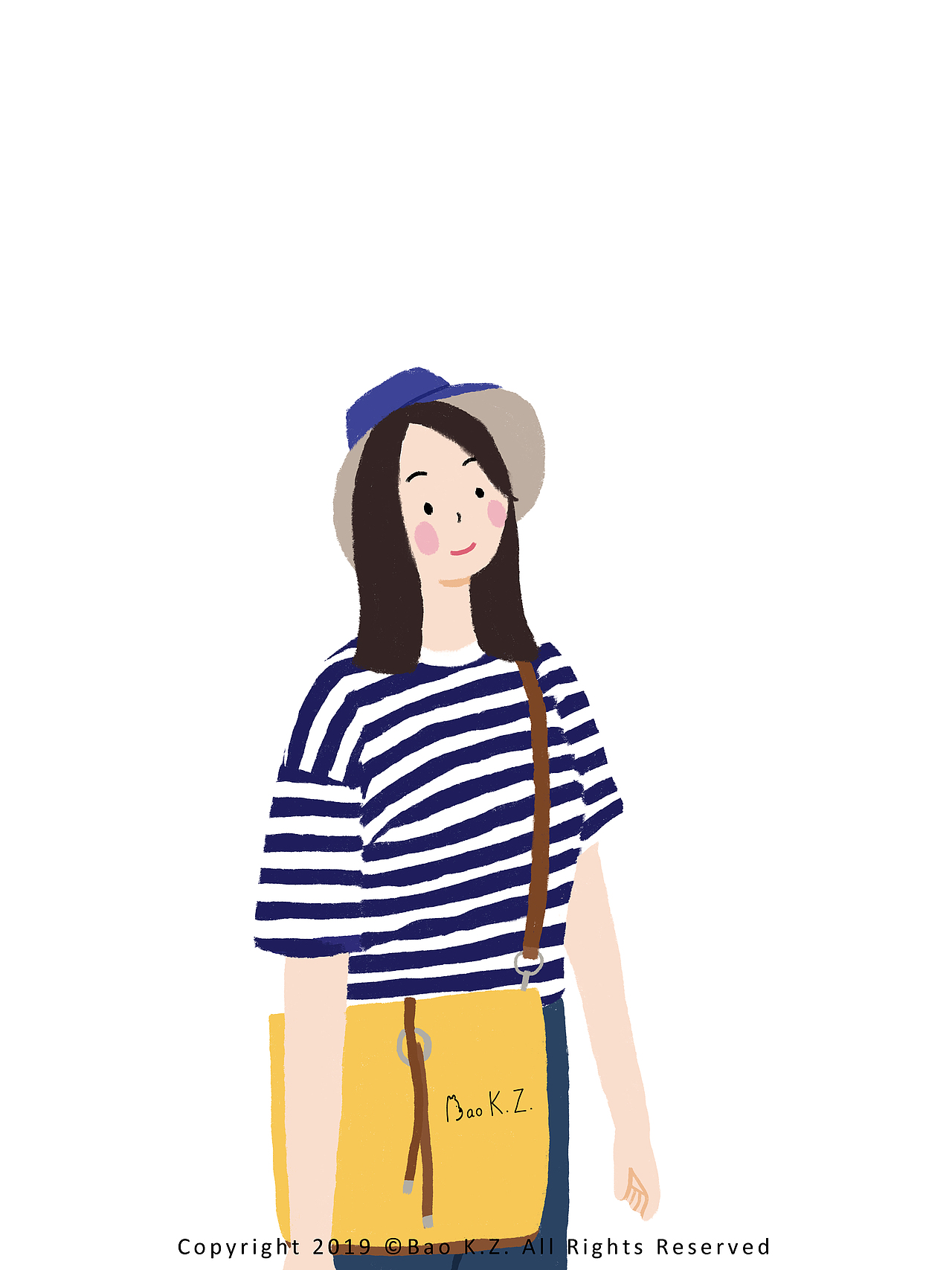 近期人物插画习作三幅