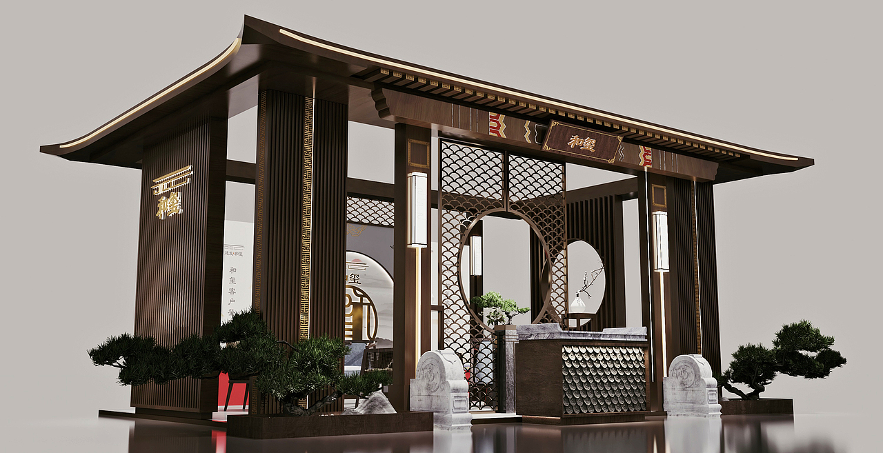 建发地产 和玺（图ZMjY2MzA1OTk2） - 展陈设计 - 站酷设计师李杨0010原创素材 - 站酷ZCOOL