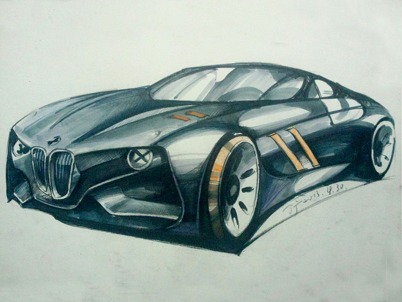 工业设计手绘习作