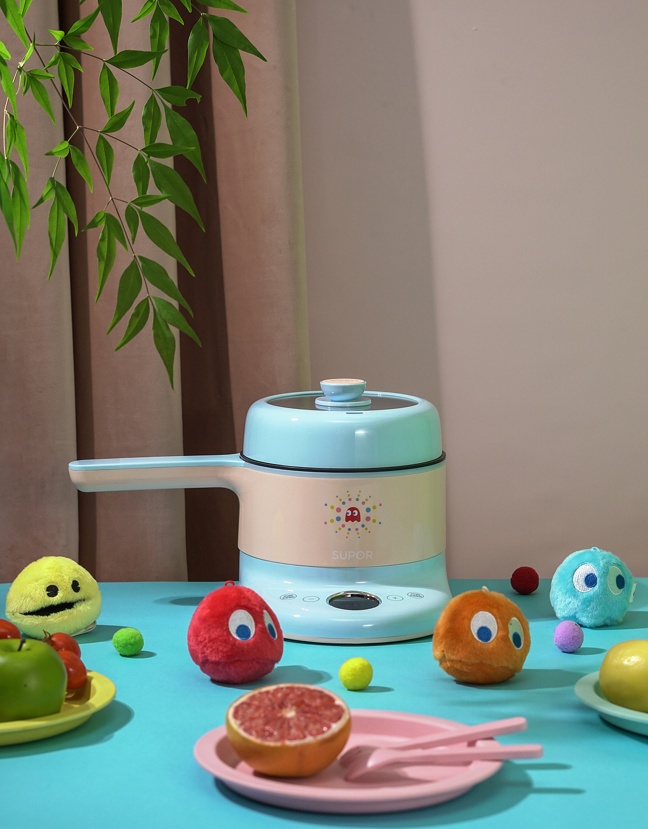 小煎锅厨房小电器创意图片淘宝主图短视频拍摄制作
