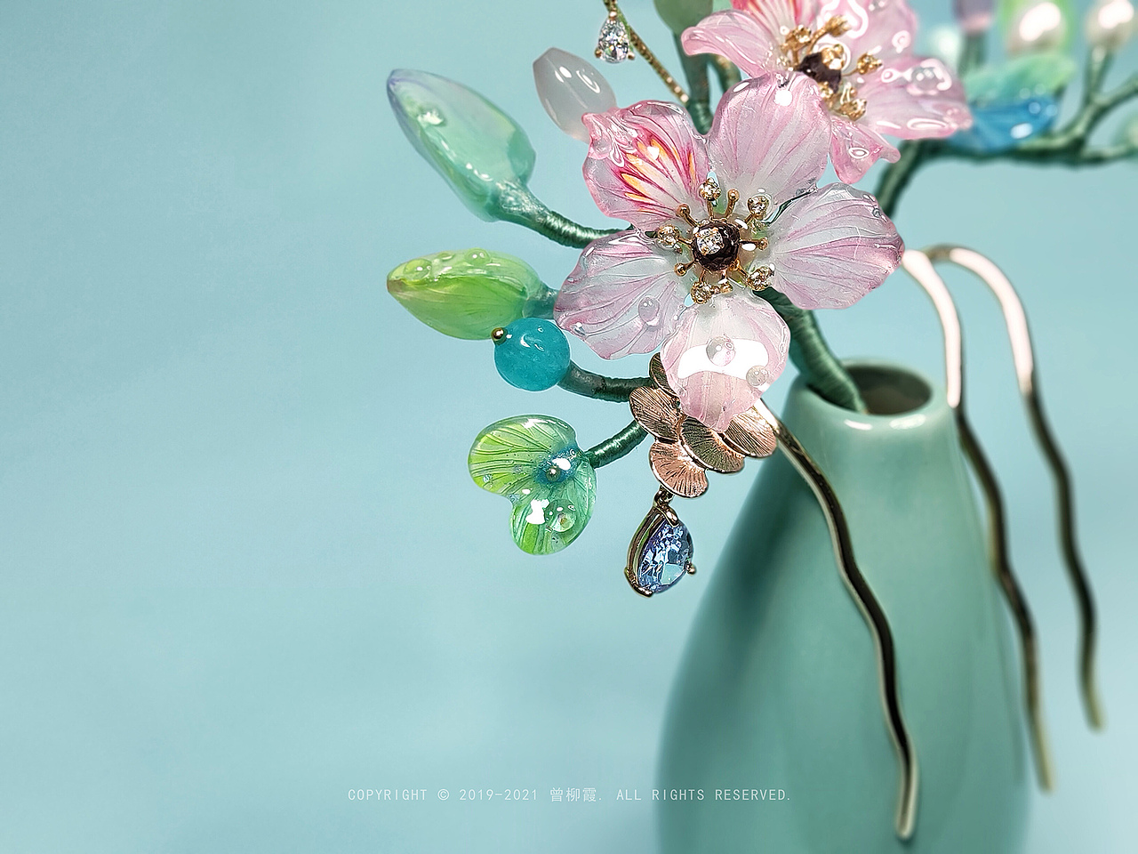 紫荆之约—柳州紫荆花手作（图ZMjQxNzEwNDY4） - 工艺品设计 - 站酷设计师玲珑绘ZLX原创素材 - 站酷ZCOOL