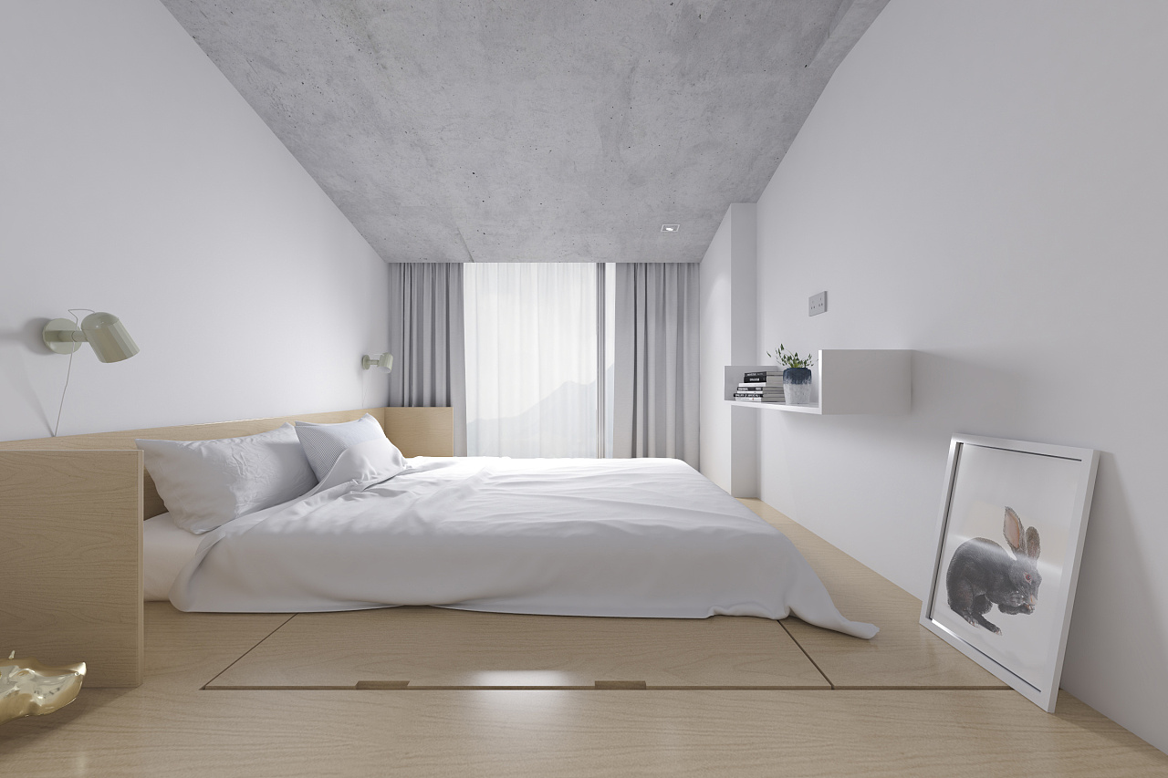 喧嚣都市的宁静归处,原木风极简装修 i 青岛·万科城