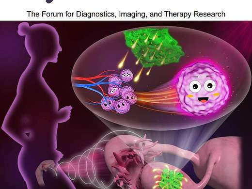 sci杂志封面配图设计中科幻彩科研绘图医学插画动画