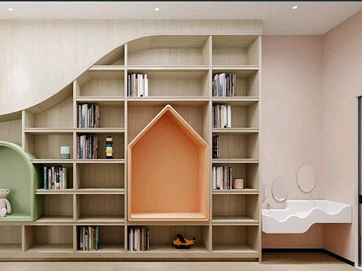 兒童自習(xí)室2.0（個人主頁-ZNjgxODY5NTI=） - 商業(yè)空間設(shè)計 - 站酷設(shè)計師締造室內(nèi)設(shè)計原創(chuàng)素材 - 站酷ZCOOL