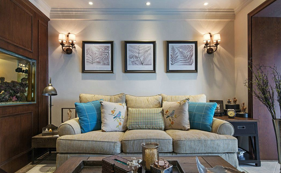 淄博新东升福园装修效果图,大爱美式复古风