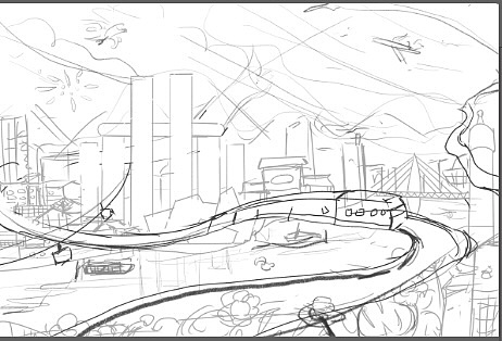 轨道上的都市圈（原创插画）（图ZMjk4OTc4MDE2） - 商业插画 - 站酷设计师吃猹的瓜原创素材 - 站酷ZCOOL