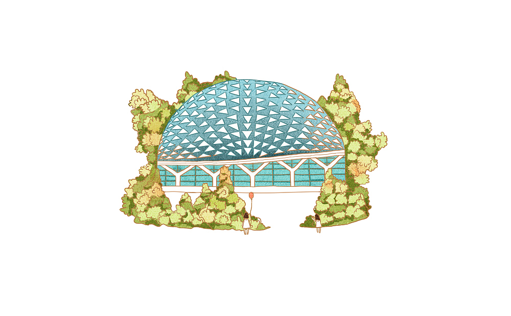 城市的12个花园（图ZMjA2MTg5NTI=） - 商业插画 - 站酷设计师MAOWU茅屋原创素材 - 站酷ZCOOL