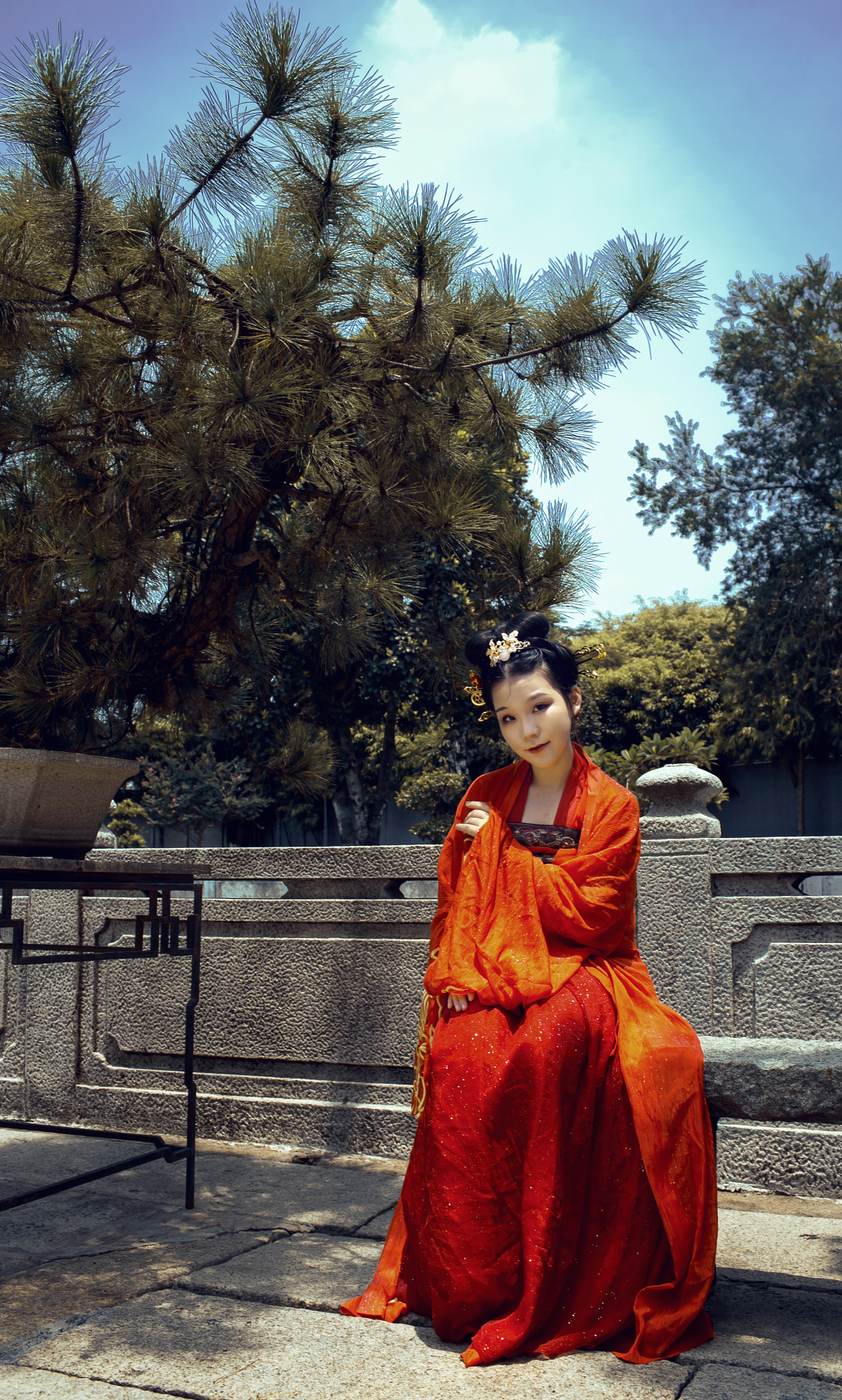 余荫山房古装拍摄七七