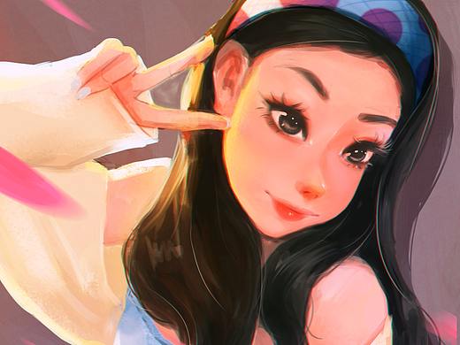 每日一涂——自拍