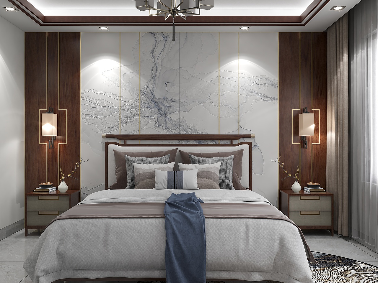 新中式（图ZMjcyNzI0MTc2） - 家装设计 - 站酷设计师Pengchegs原创素材 - 站酷ZCOOL