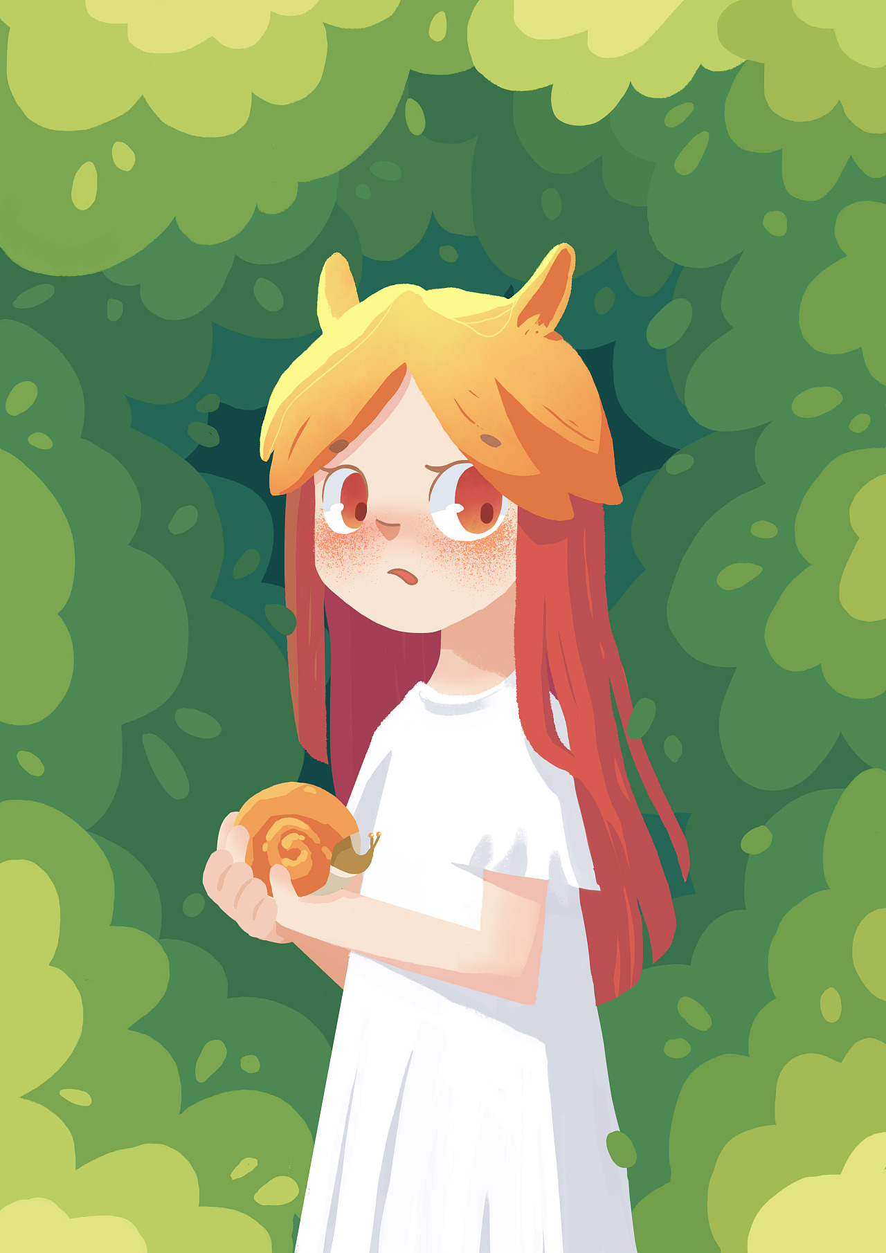 插画练习累积新画风1