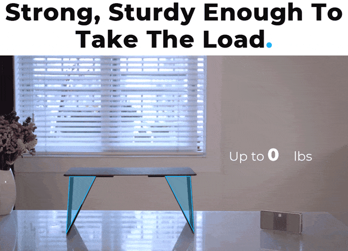 Kickstarter 海外众筹 iSwift-超薄折叠电脑桌板