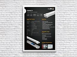 一些LED燈具的宣傳單頁(yè)