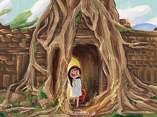 周绘。一个人旅行柬埔寨篇