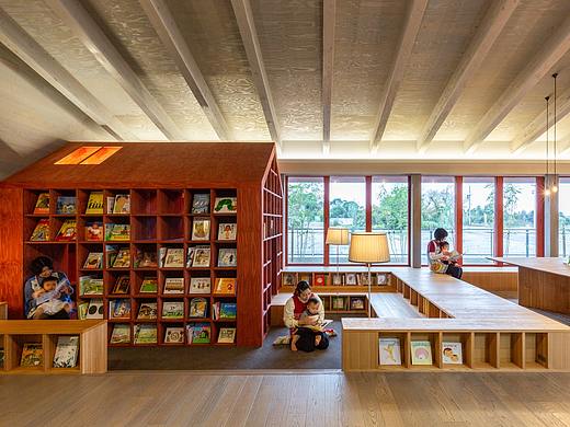 托儿所设计丨屋顶下的图画书森林