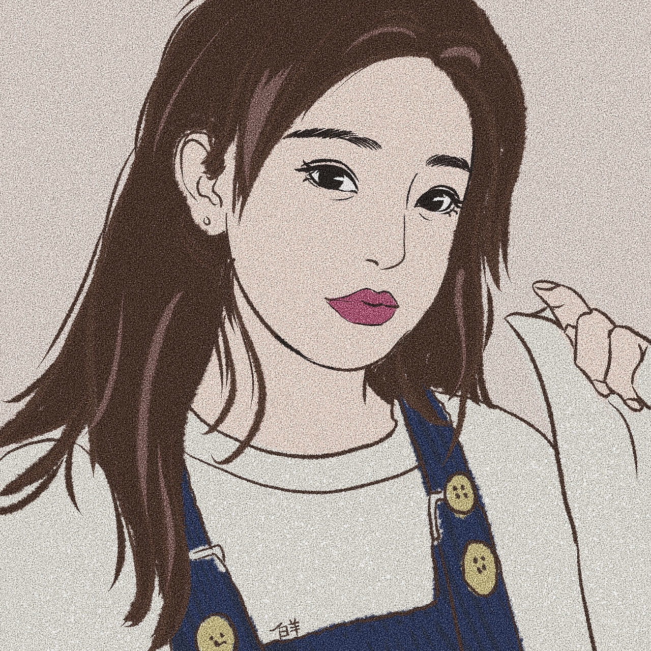 复古磨砂风头像