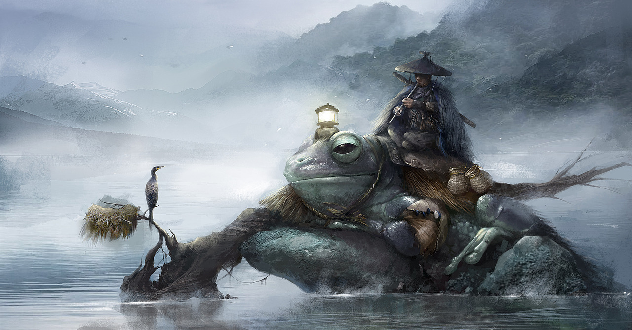 以前画的一些场景设计练习