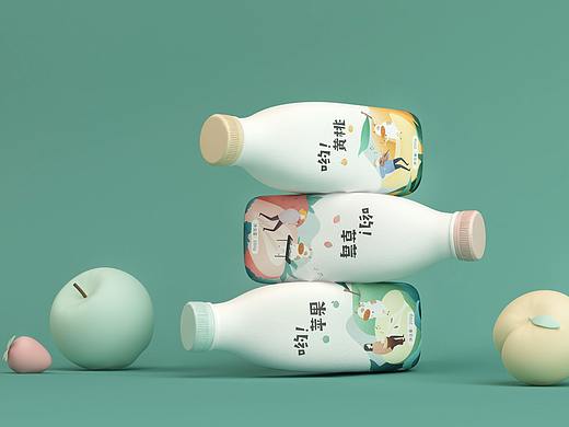 哟！优格 品牌创意 | 插画 | 包装设计