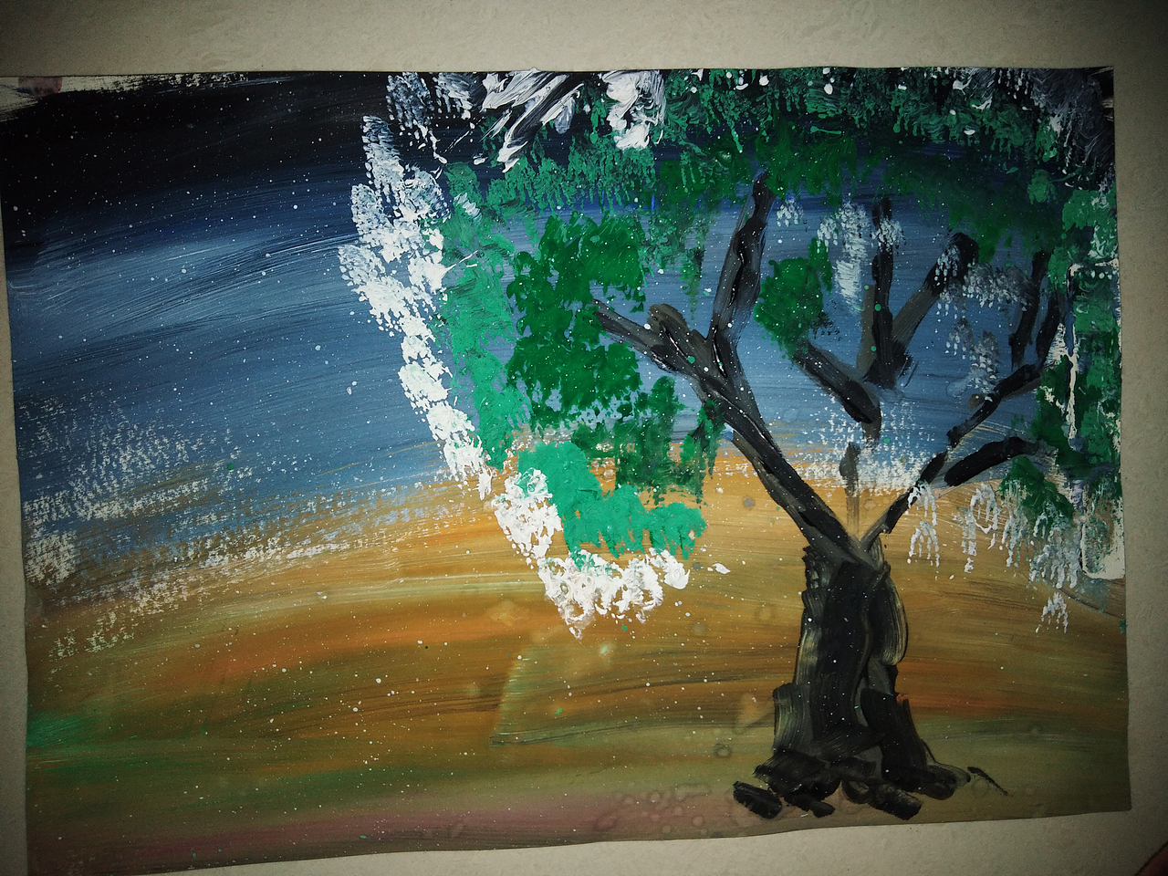 随手画的一些水粉画