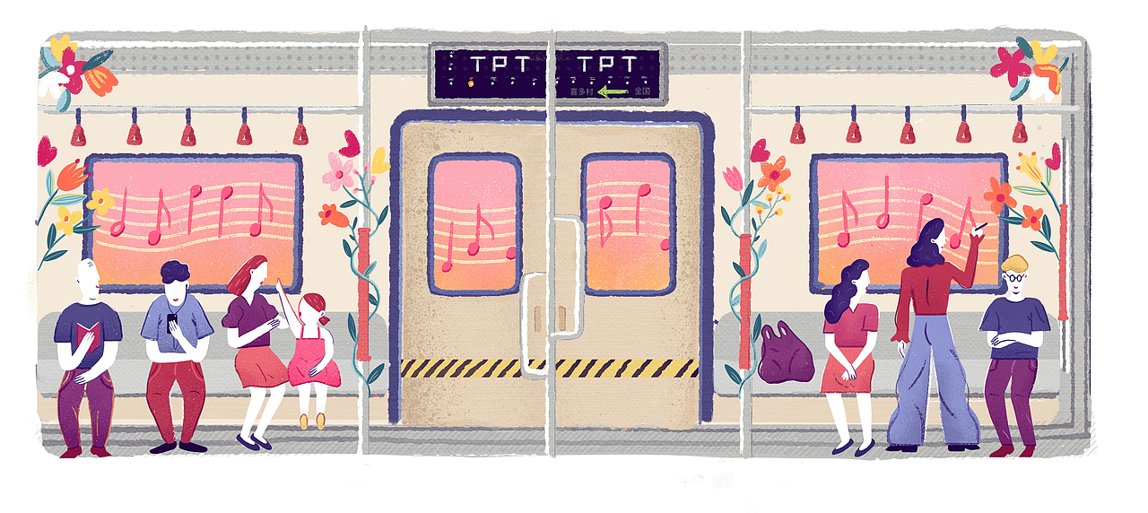 地铁百态（图ZMTMwMzQxOTI4） - 创作习作 - 站酷设计师_TPT_原创素材 - 站酷ZCOOL