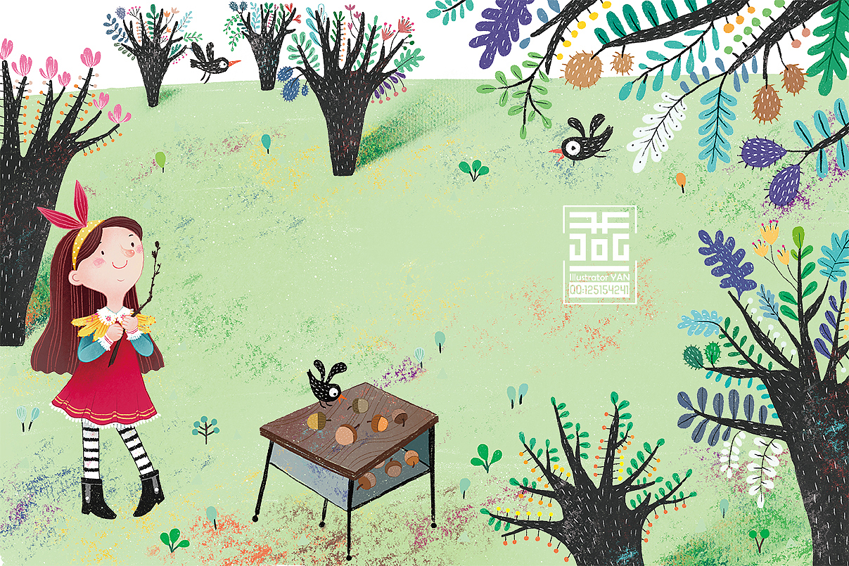 梦想的力量（图ZMjY1NTQ4MDUy） - 儿童插画 - 站酷设计师小燕仙原创素材 - 站酷ZCOOL