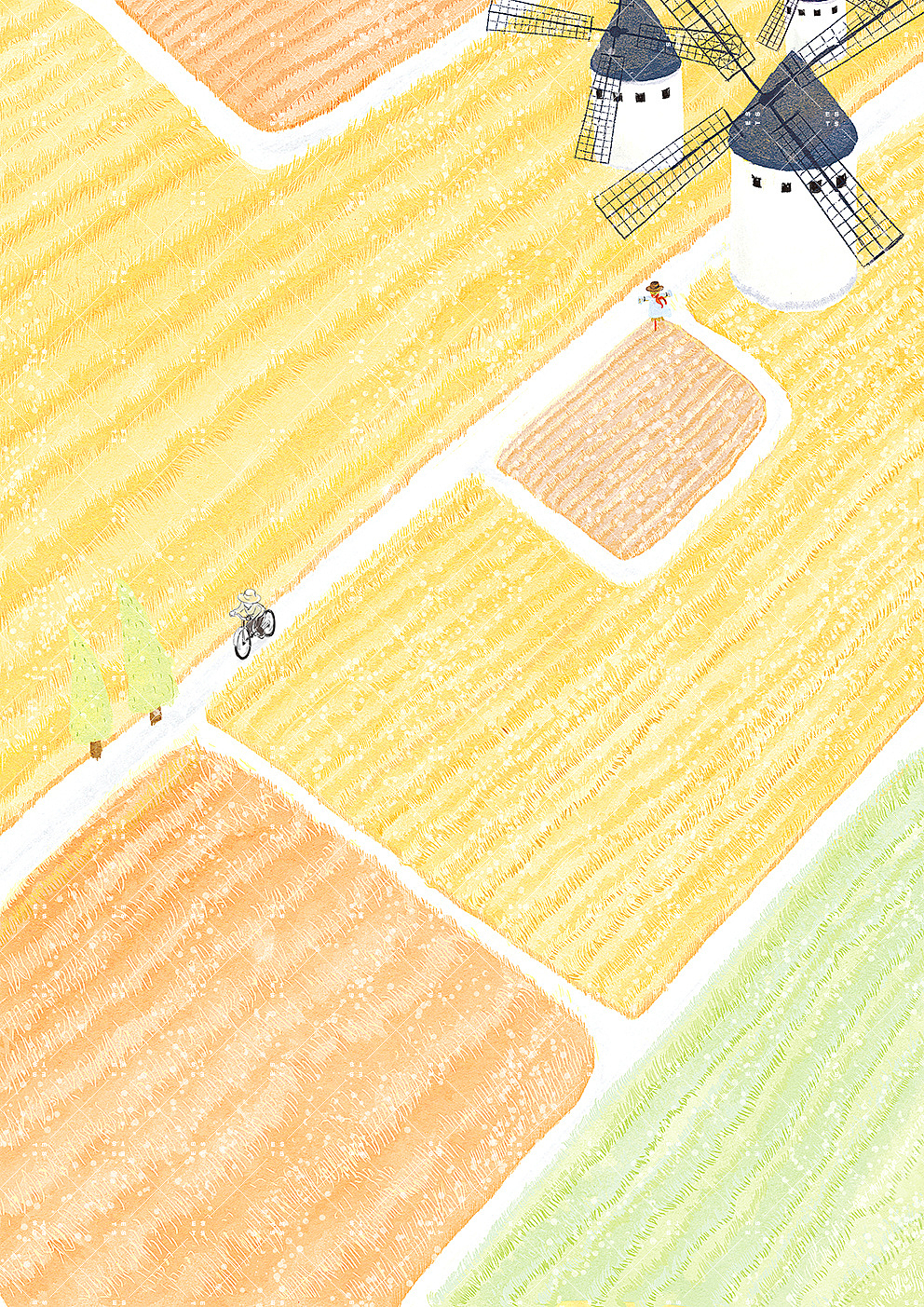 《风吹 · 麦浪》（图ZMTM3OTM2ODA4） - 创作习作 - 站酷设计师ESTS原创素材 - 站酷ZCOOL