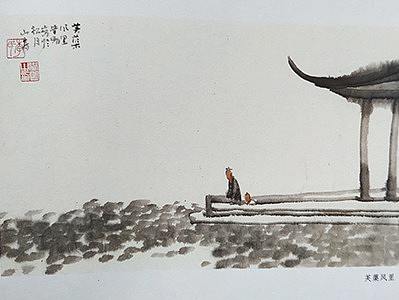 人物写意国画