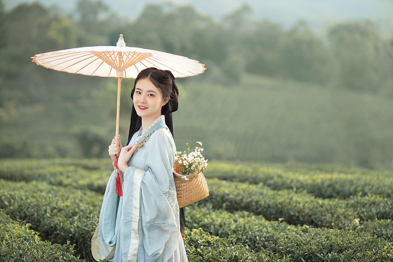 茶园思恋（图ZMjg4MDYwNTEy） - 人像摄影 - 站酷设计师阿波摄影原创素材 - 站酷ZCOOL